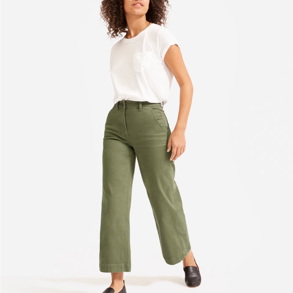 Everlane The Wide Leg Crop Pant